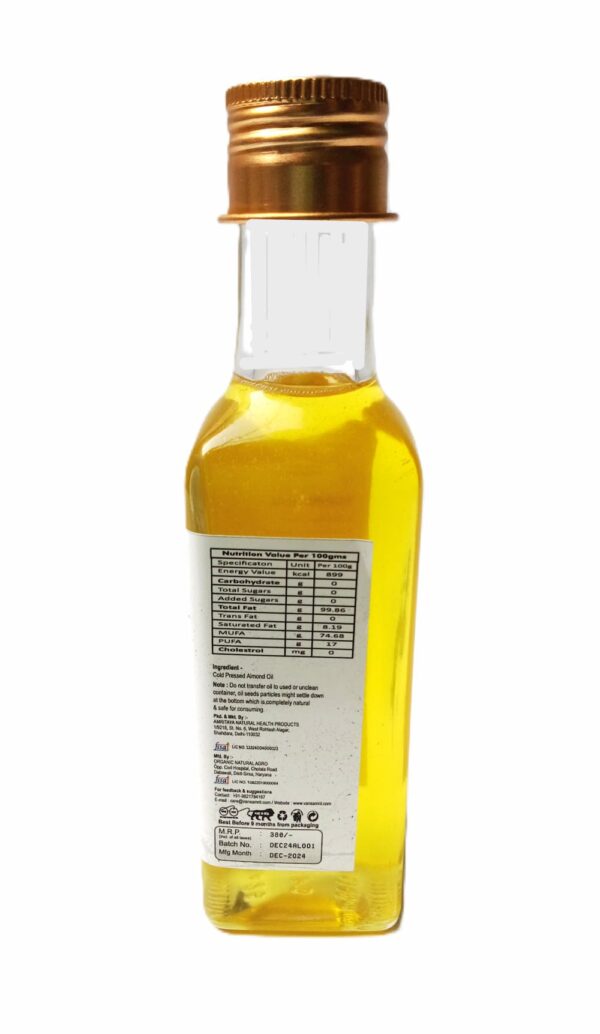 Wood-Pressed Almond Oil