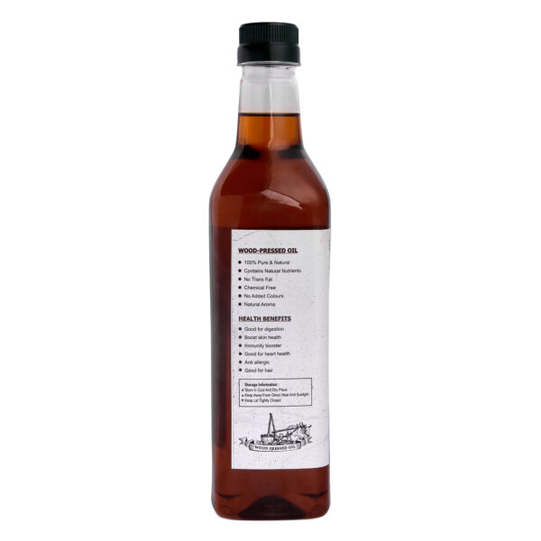 Wood Pressed Black Mustard Oil Bottle – Cold-Pressed & 100% Pure by Vansamrit